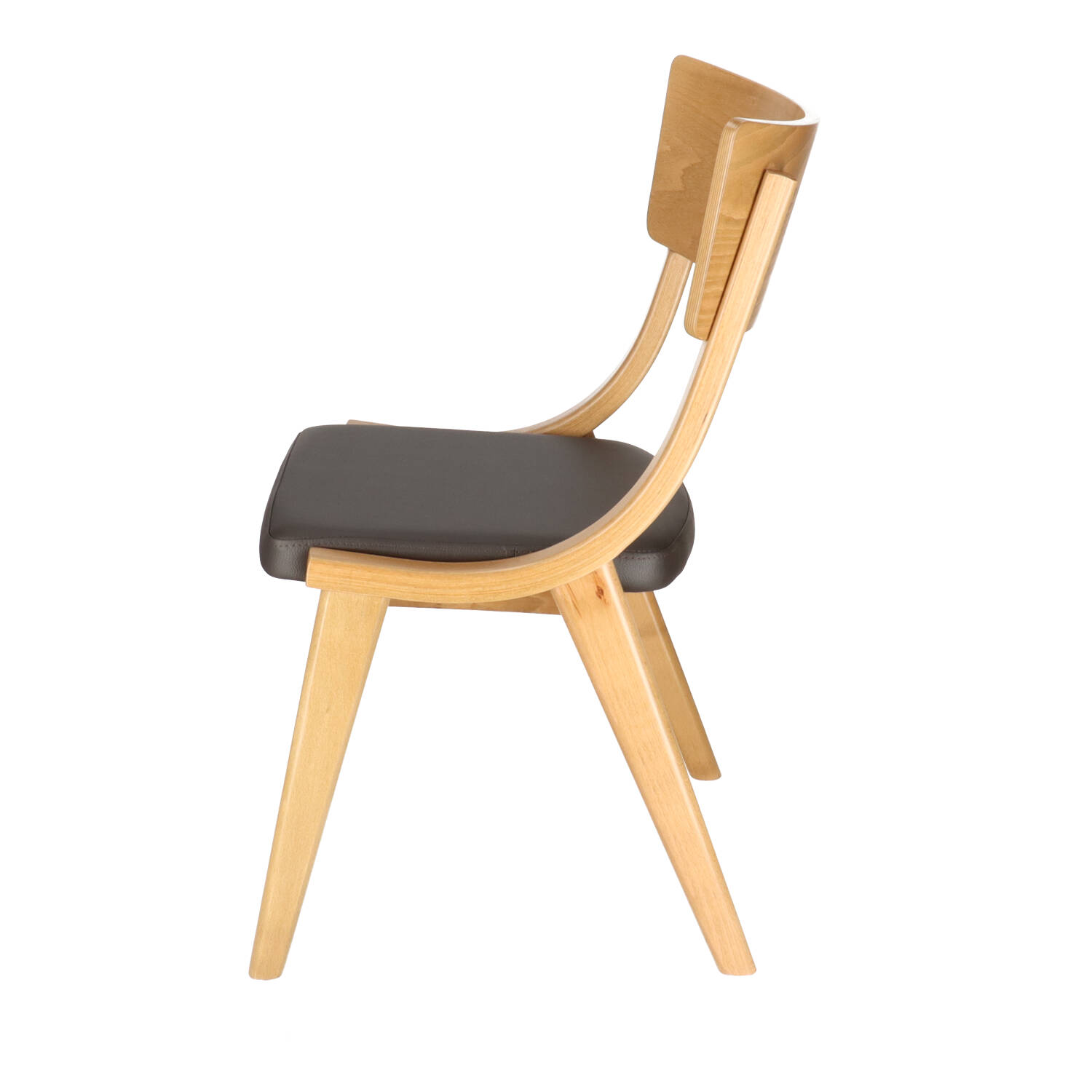 IC AURA OAK Barna design, elegáns Fa beltéri szék